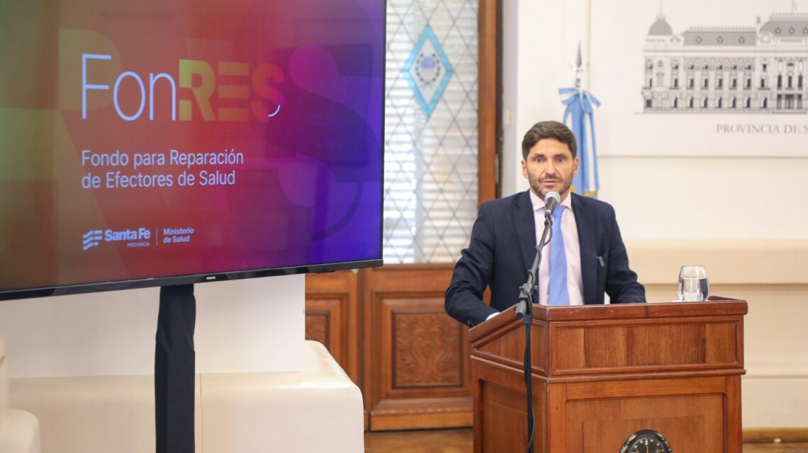 Presentaron el Programa FonRES, Fondo para la Reparación de Efectores de Salud