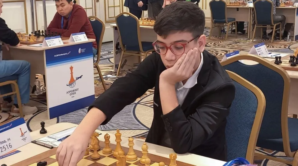 Faustino Oro quedó a un paso de la hazaña mundial en el ajedrez