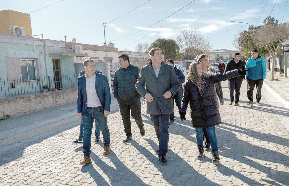 Biss: «No nos hemos detenido ni un solo mes» y defendió la continuidad de la obra pública en Rawson
