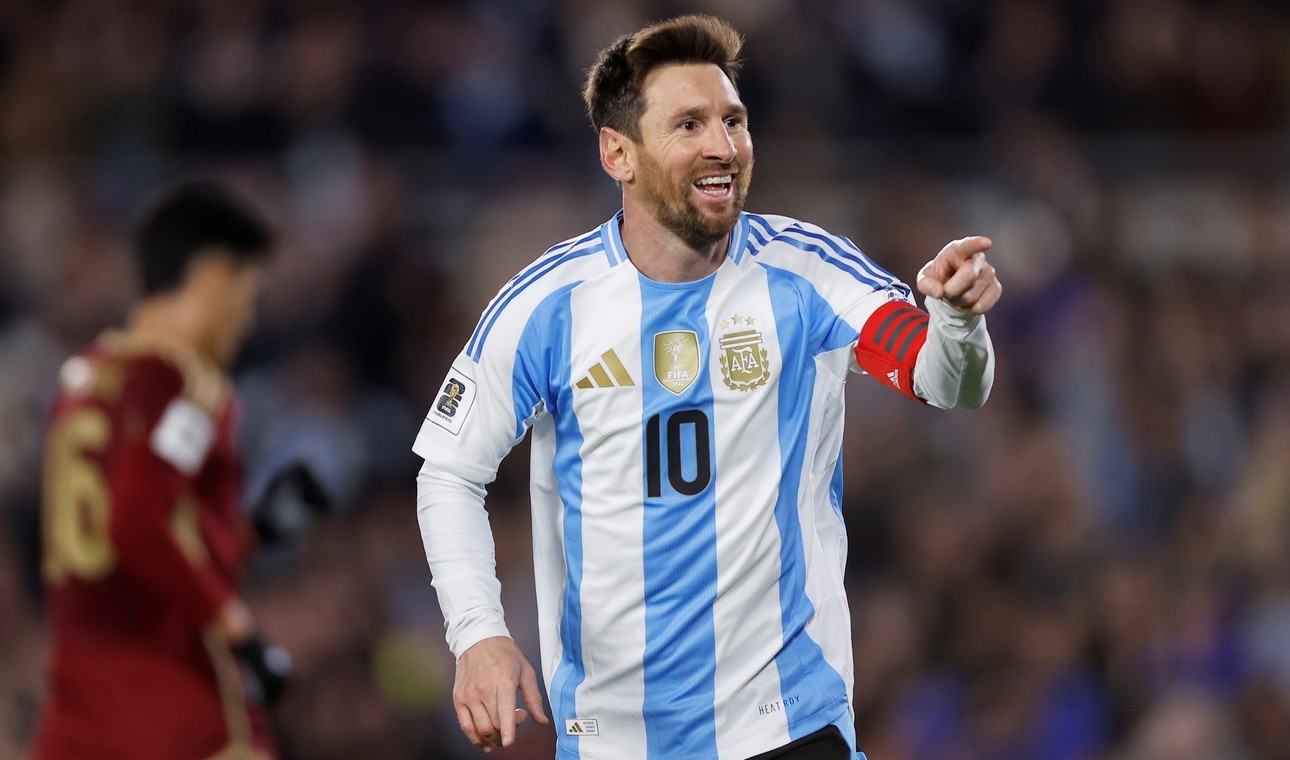 Messi armó una fiesta en su despedida del público argentino