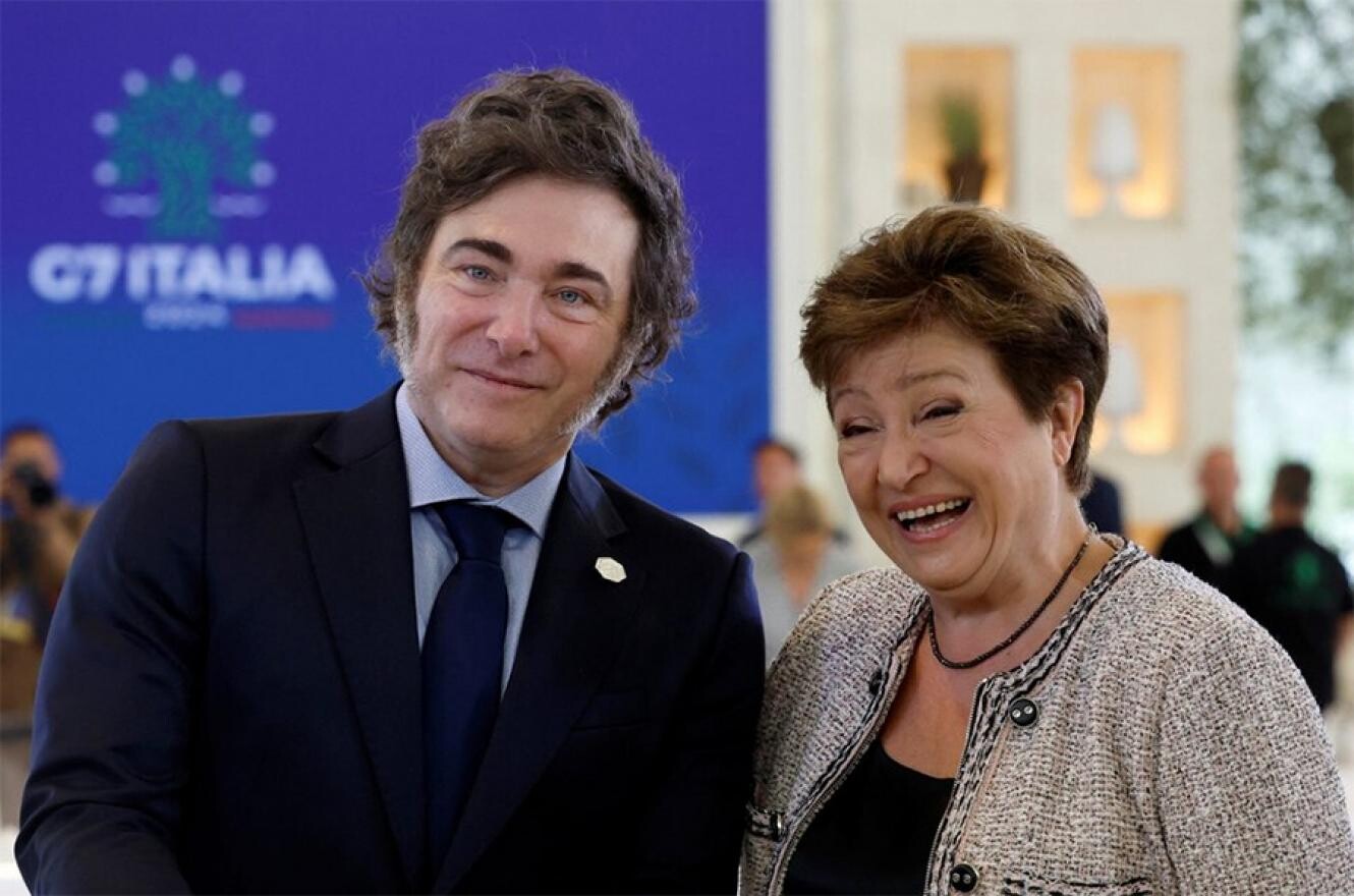 milei_fmi.jpg Javier Milei firmará el acuerdo con el FMI por DNU
