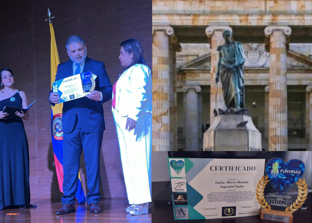 Colombia distingue al comisario (R) Carlos Alberto Miranda por su aporte a la seguridad ciudadana y la inclusión social