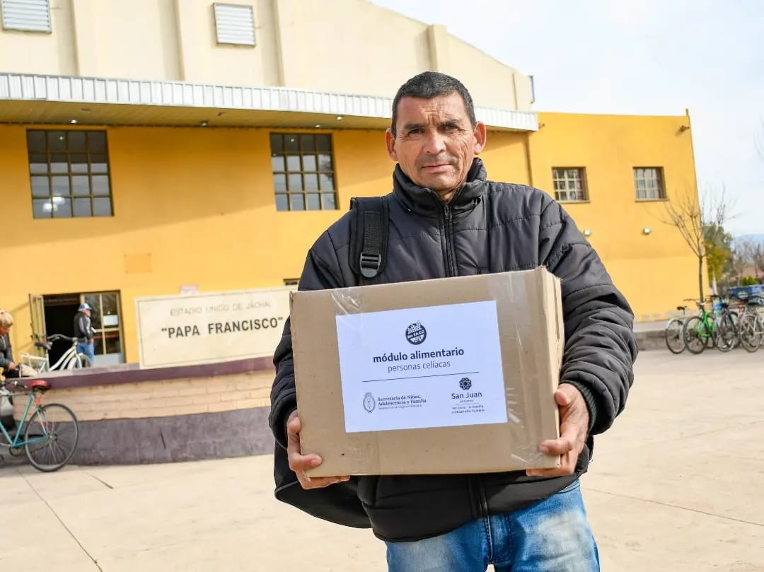 JÁCHAL: entrega de Módulos Alimentarios