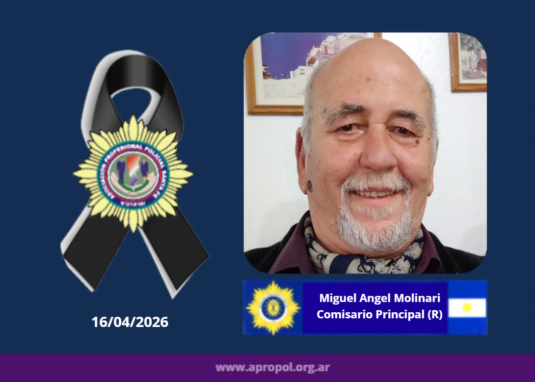 molinari_miguel.jpg Falleció en Rosario el Comisario Principal (R) Miguel Ángel Molinari