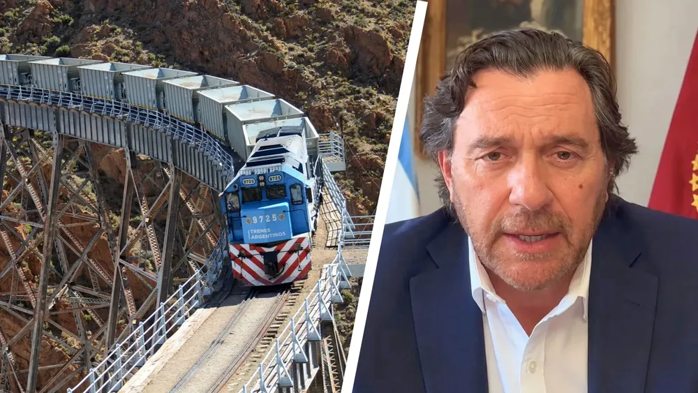 Sáenz reclamó a nación que las obras de los ramales c-14 y c-15 del belgrano cargas sean obligatorias