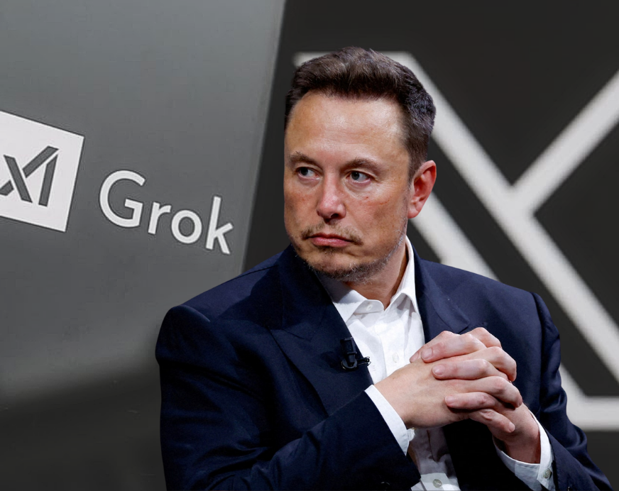 musk-grok.png Francia allana las oficinas de X y cita a declarar a Elon Musk