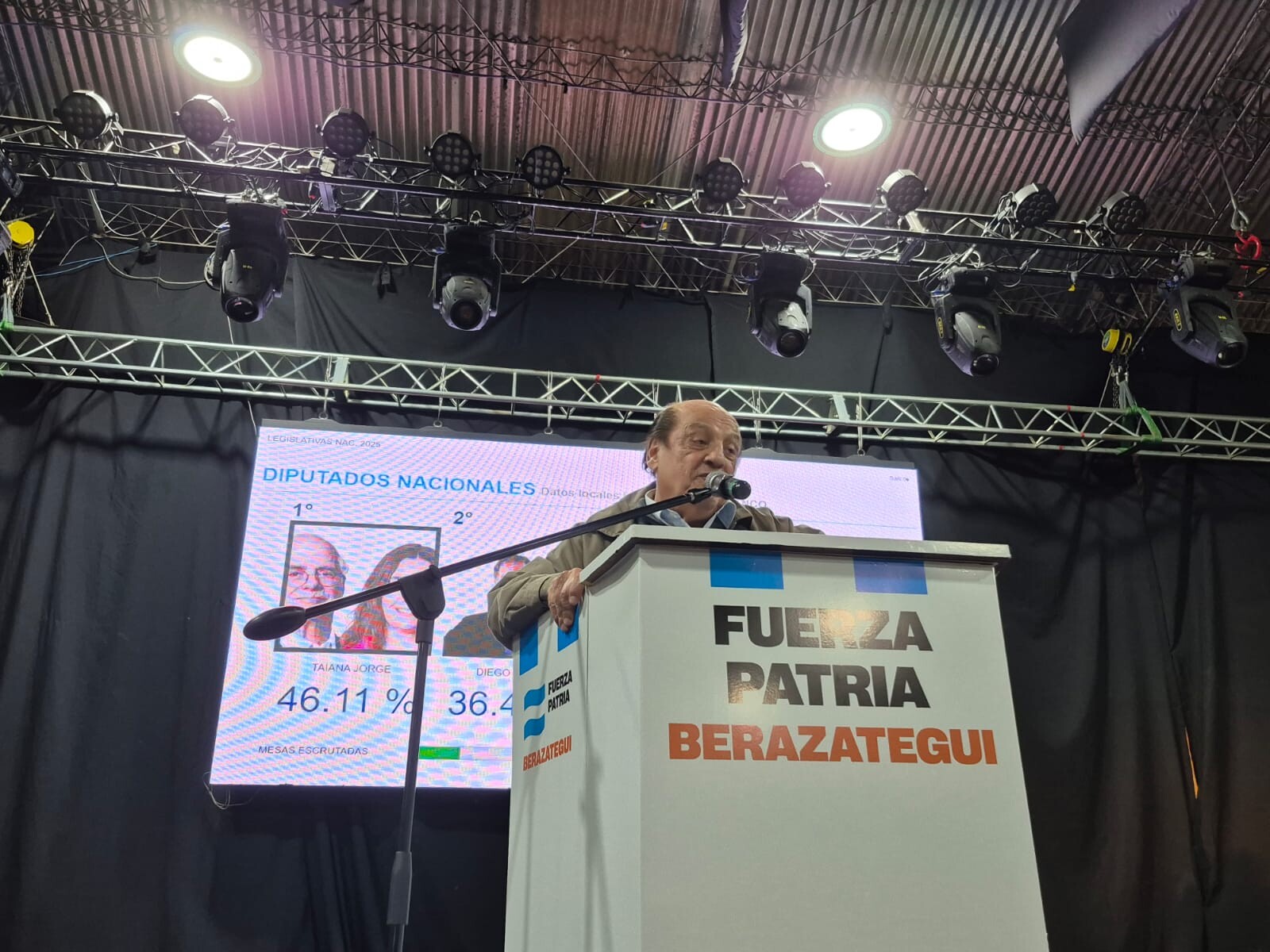 Juan José Mussi: «Como siempre, con fuerte espíritu localista, yo me he sentido acompañado por ustedes”