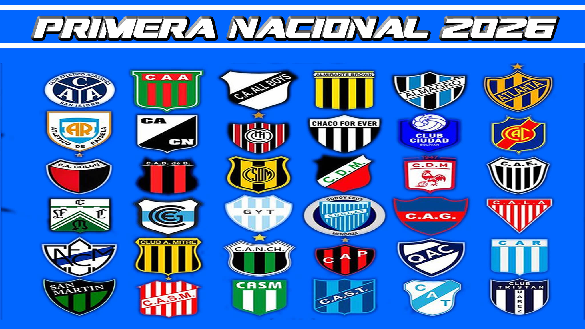 Fixture de Primera Nacional