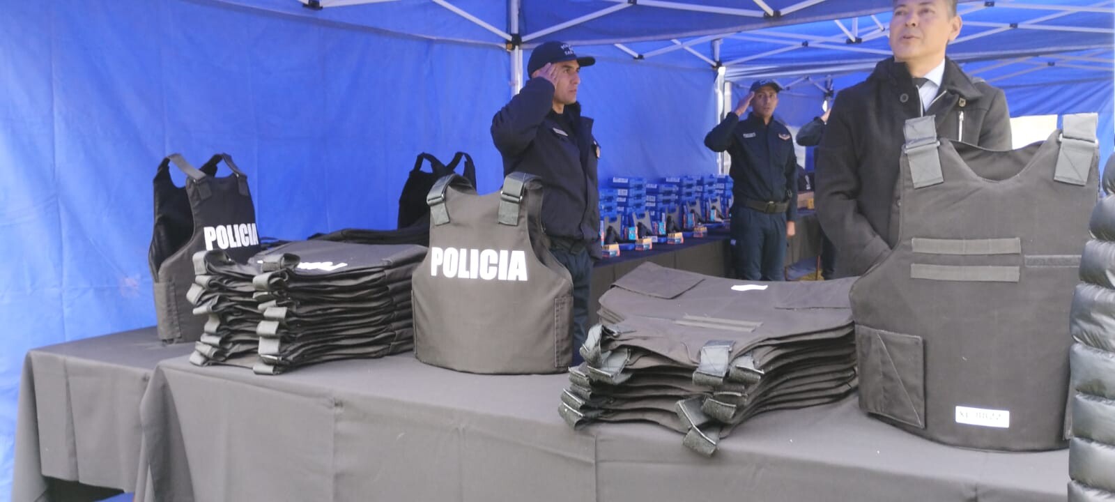 Nuevos chalecos de protección balística fueron adquiridos por la Secretaría de Estado de Seguridad, destinados al el Ministerio Público Fiscal