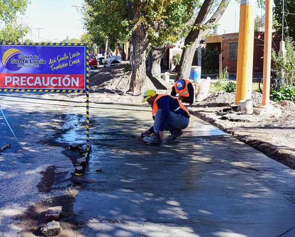 SANTA LUCÍA: obras que brindan bienestar a nuestros vecinos que son prioridad