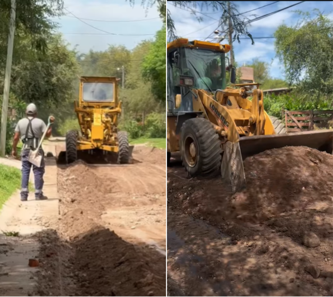 Mendiolaza inició el hormigonado en calles Las Dracenas y Los Camalotes