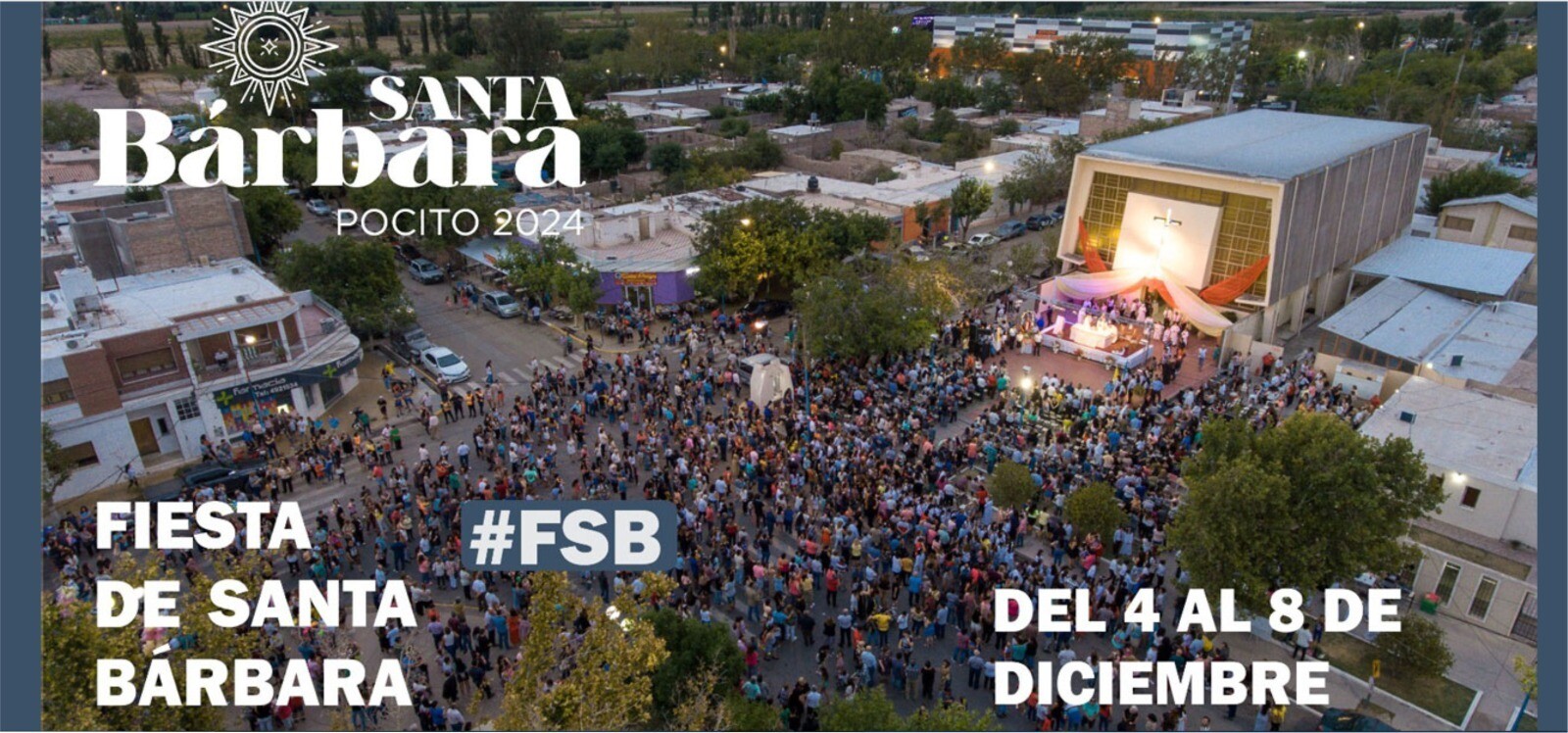La Fiesta de Santa Bárbara que organizará el Municipio de Pocito entre el 4 y el 8 de diciembre próximo tiene su propia página web