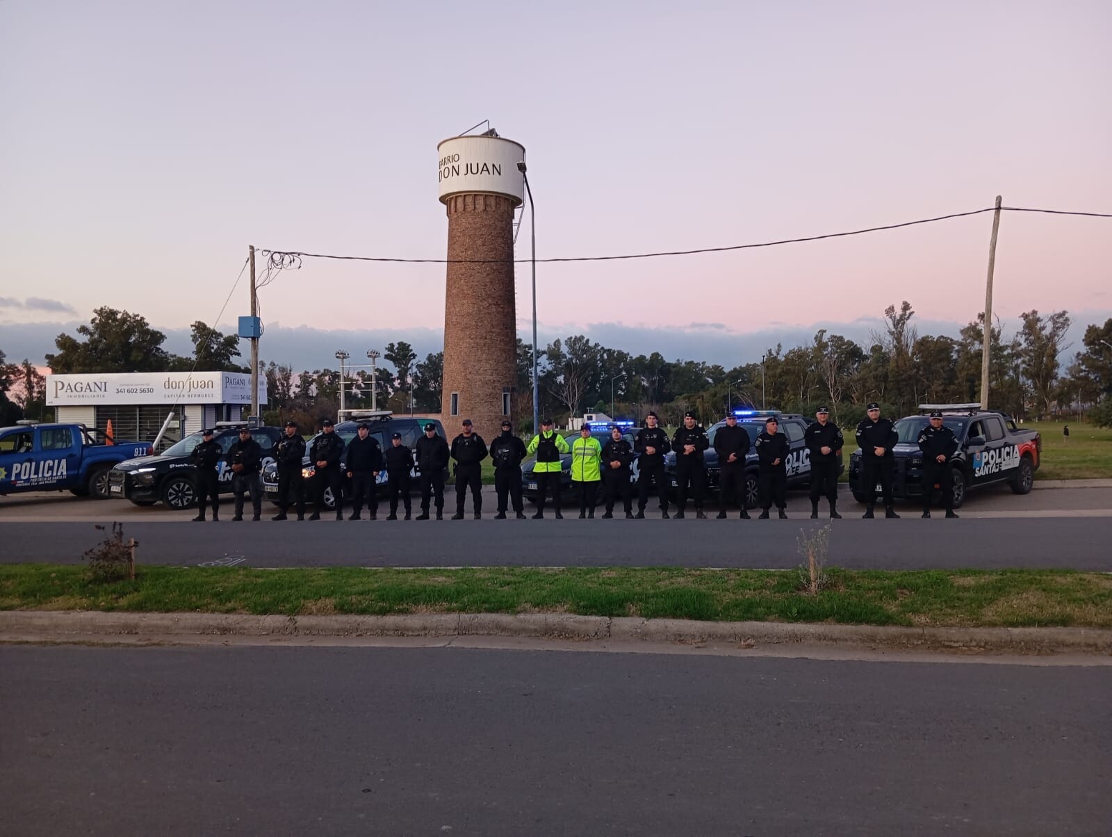 Control territorial en Capitán Bermúdez dejó un detenido y vehículos secuestrados