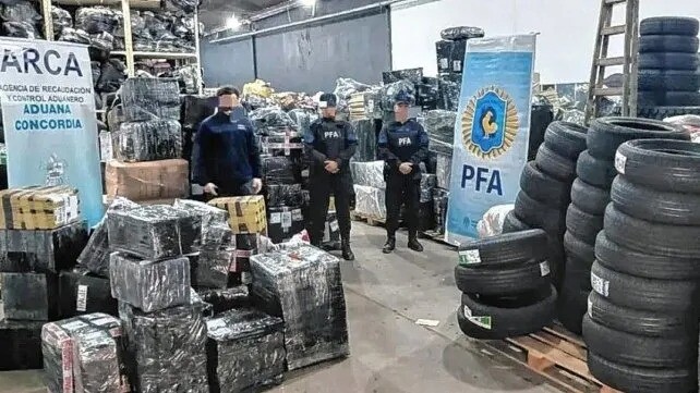 Concordia: incautaron mercadería por más de $580 millones en la Ruta 14