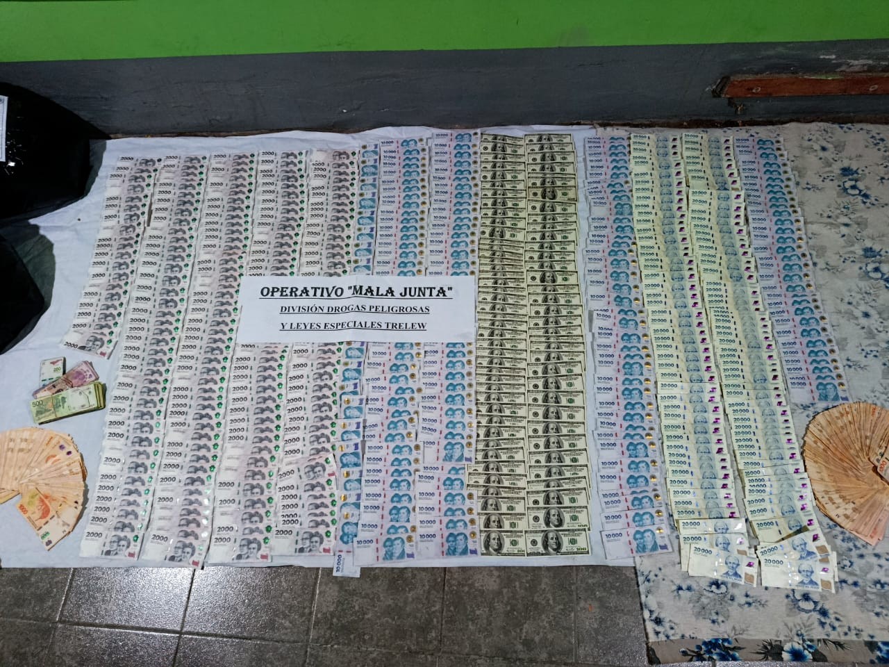 En un megaoperativo la Policía del Chubut desarticuló banda dedicada a la comercialización de estupefacientes en Trelew