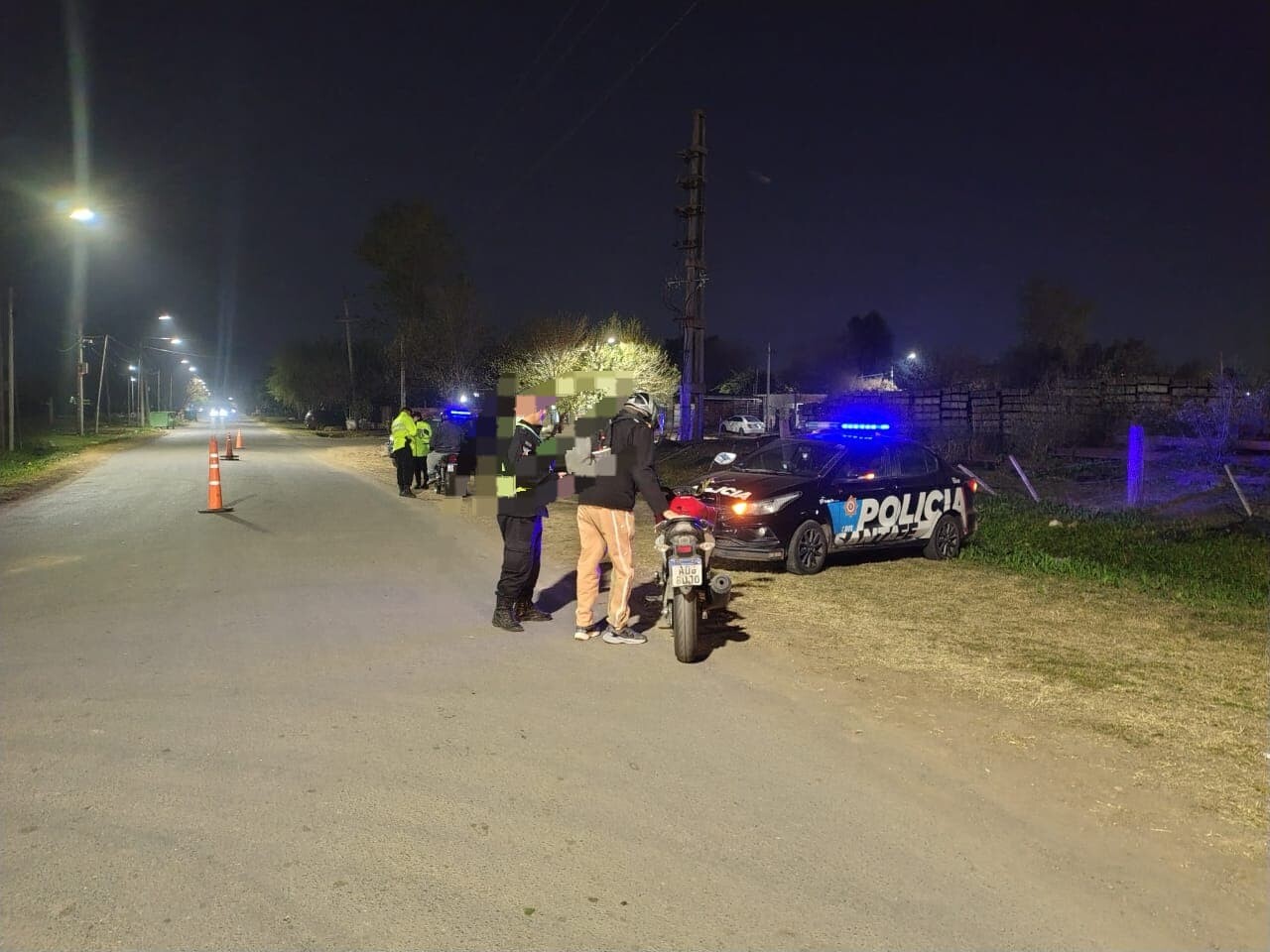operativo.jpg San Lorenzo: 163 personas identificadas y un detenido por abuso de arma