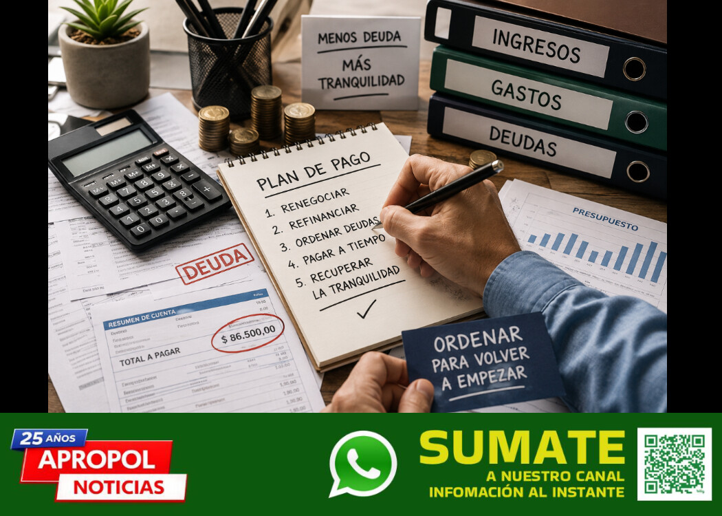 Cómo ordenar tus deudas y volver a empezar sin caer en mora