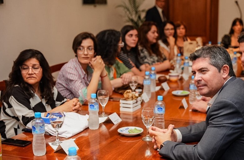 El gobernador de San Juan,Marcelo Orrego recibió a las representantes departamentales que aspiran convertirse en Emprendedora del Sol