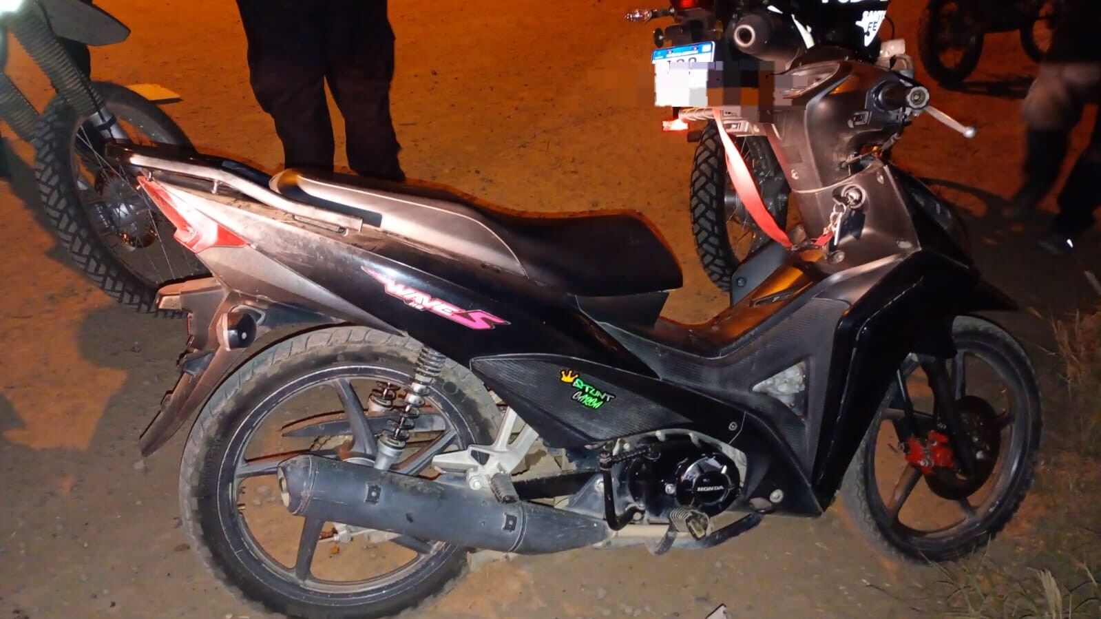 Carcarañá: detuvieron a un motociclista con un rodado robado y el cuadro limad