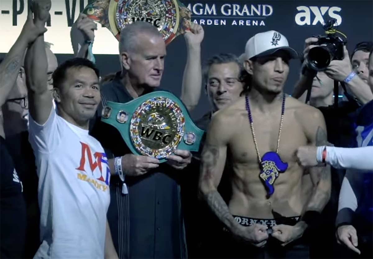 Pacquiao-Barrios por el Welter CMB en la noche de Las Vegas