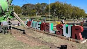 Parque del Sur- Sus nuevas letras corpóreas