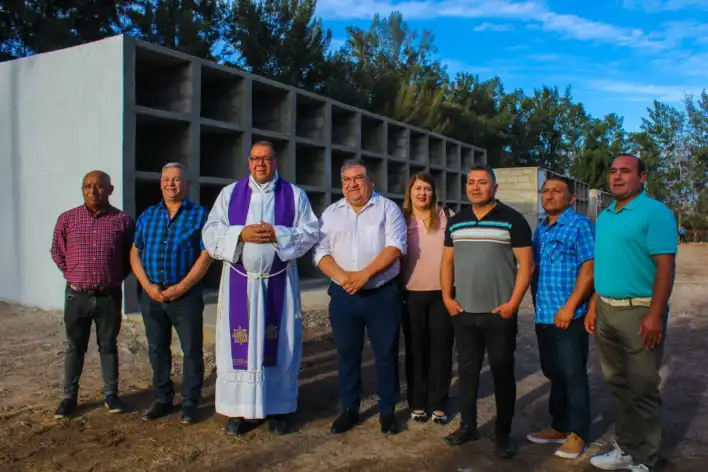 Quedo completada la primera etapa de remodelación del Cementerio Municipal de Ullum