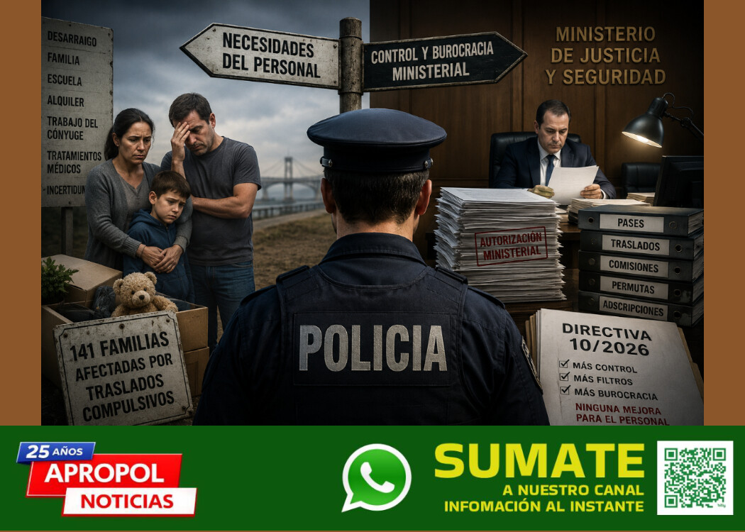 pass_2026.jpg Para controlar traslados sí hay directivas; para mejorar la vida del policía, no