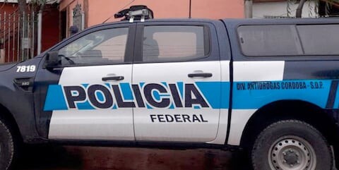 Detuvieron al jefe antidrogas de la Policía Federal en Córdoba