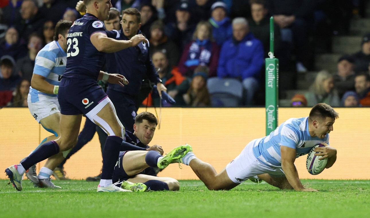 Épico triunfo de los Pumas en Escocia. Serán cabeza de serie en el Mundial