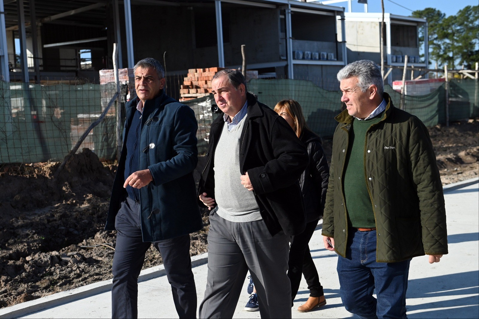 Acuerdo Capital: Poletti recorrió los avances de las obras de avenida Peñaloza y calle Larrea