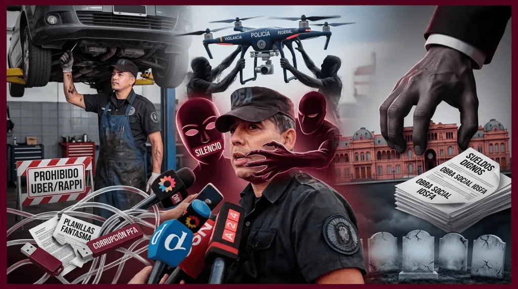 Persecución en las Fuerzas: El gobierno nacional echó a un policía que denunció corrupción en la PFA