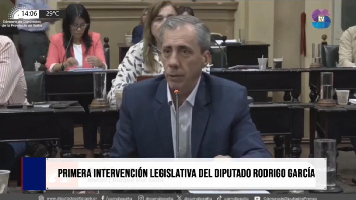 portada rodrigo garcia.png García: “El problema del agua en Metán es estructural y no se resuelve con emergencias”