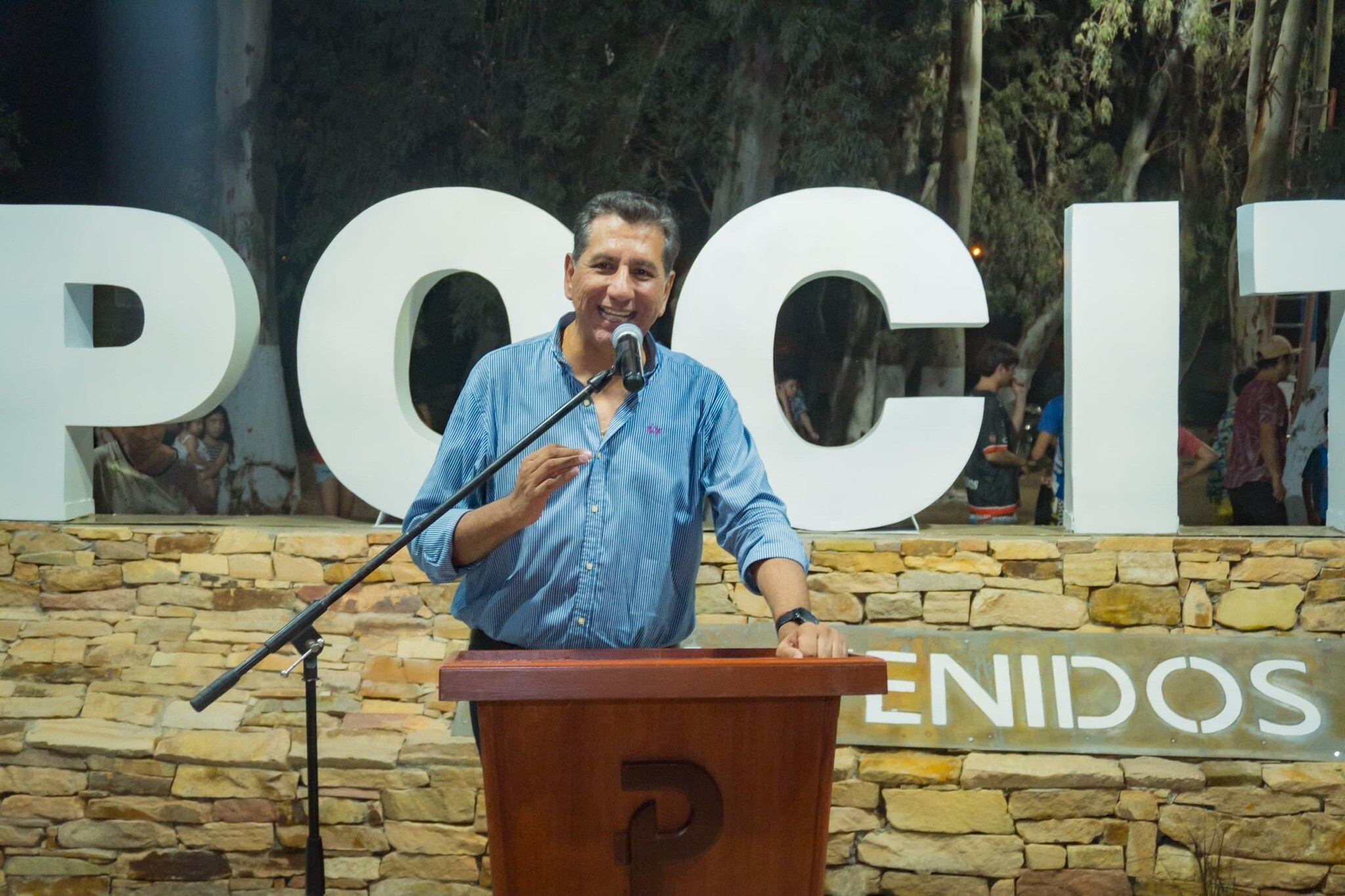 El intendente de Pocito, Fabian Aballay, junto a su par de Rawson, Carlos Munisaga, inauguraron los Portales de Ingreso a ambos departamentos en las intersecciones de calle Agustín Gómez y General Acha.