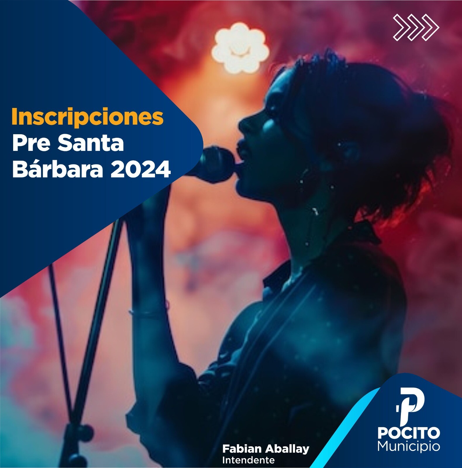 El municipio de Pocito comenzó con  las inscripciones del Pre Santa Barbara 2024 .