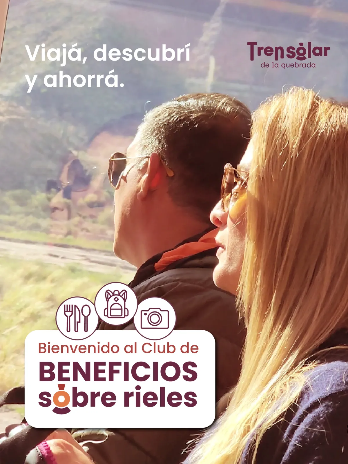 Sobre Rieles, el programa de beneficios del Tren Solar: una nueva forma de vivir la experiencia jujeña