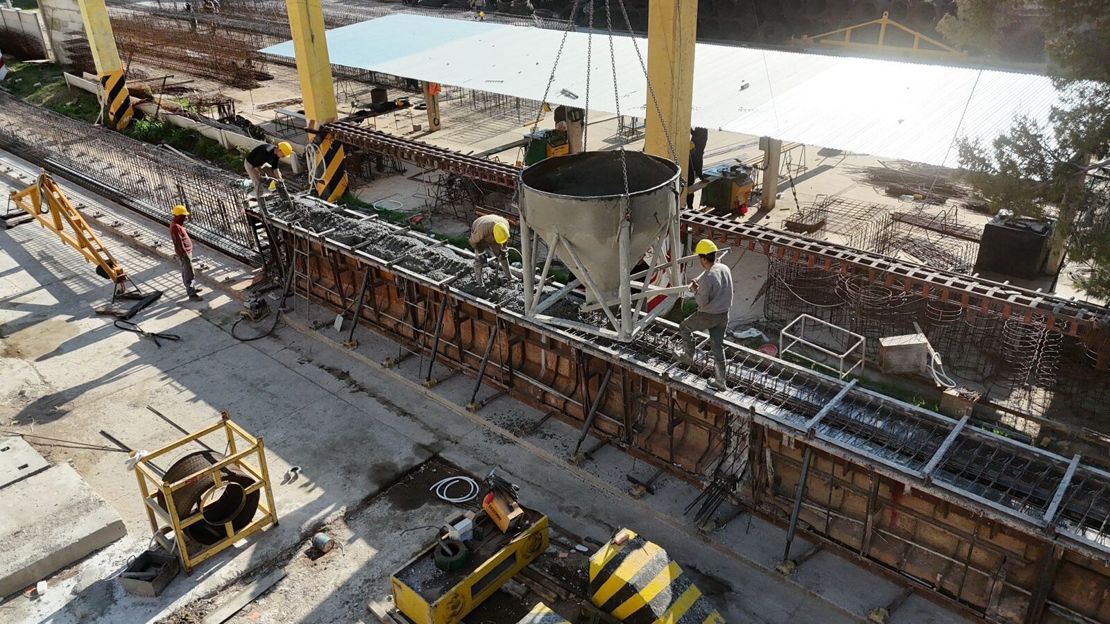 Avance en las Obras del Puente Carretero Santa Fe-Santo Tome