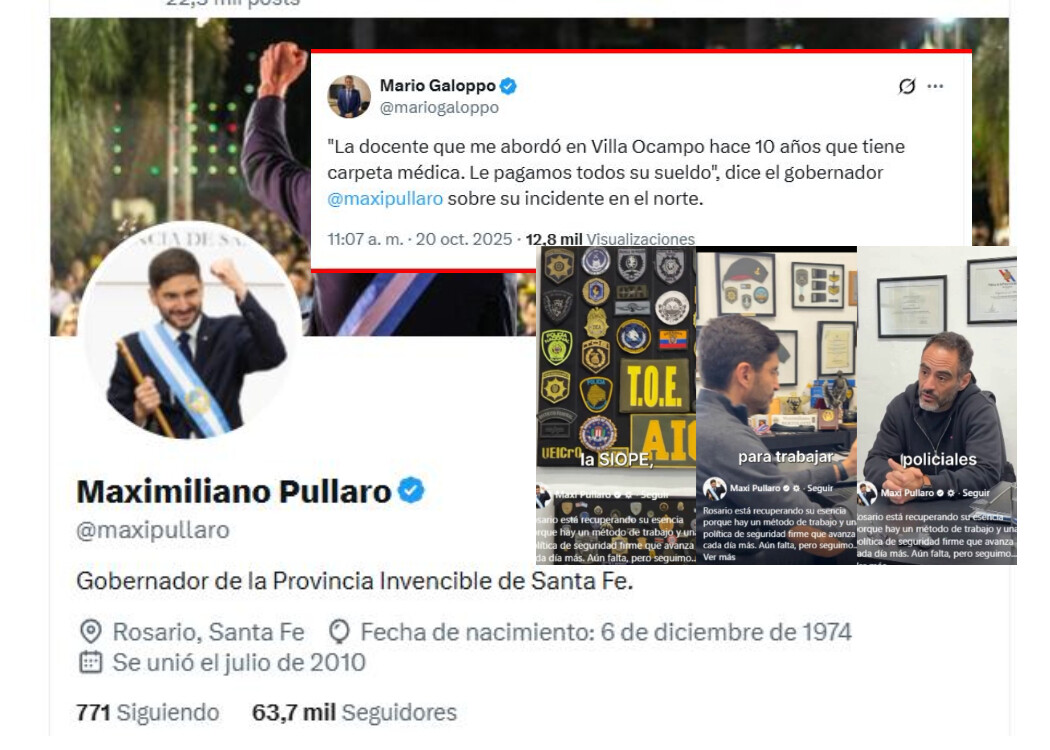 pullaro_docente.jpg Para esto Pullaro necesita un aparato de inteligencia propio y sin control