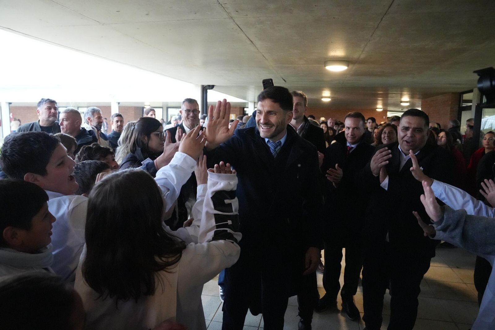 Pullaro inauguró el edificio de la Escuela Secundaria N° 224 en Hughes