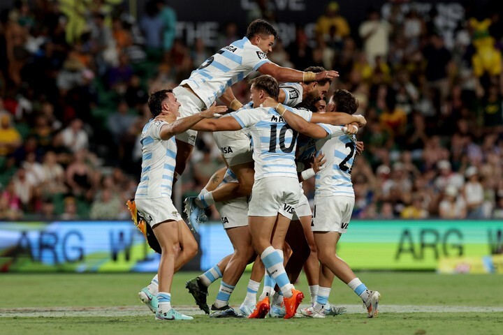 Los Pumas 7s vapulearon a Australia y se quedaron con el Oro de Perth