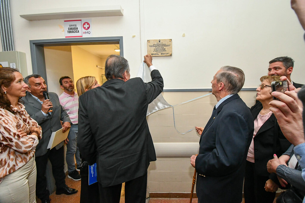 El Hospital Marcial Quiroga rindió homenaje a cuatro médicos, quienes fueron fundamentales en la creación del Servicio de Cirugía Torácica en la década del 70.