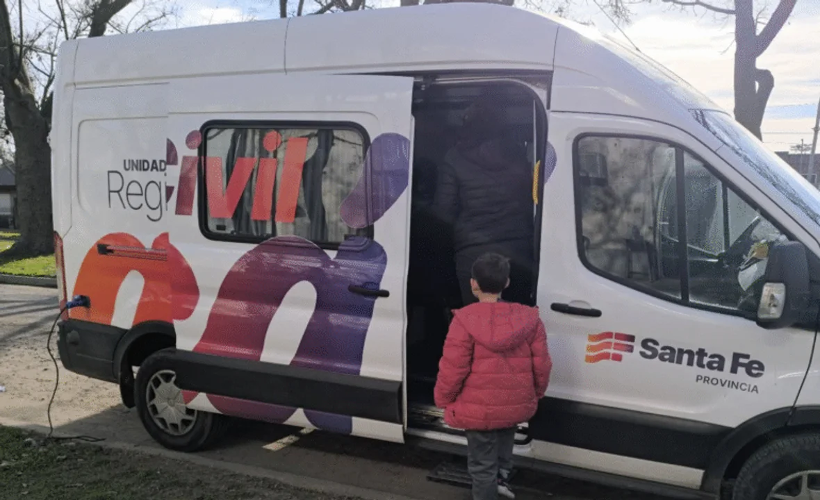 El Registro Civil Móvil llega a Capitán Bermúdez