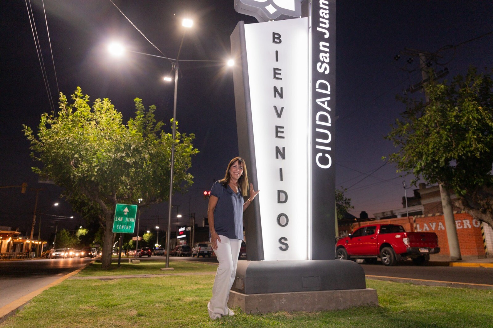 Las mejoras de uno de los ingresos a la Ciudad, fueron recorridos por la Intendente Susana Laciar