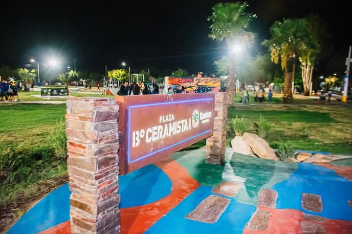 RAWSON: plaza renovada en el Barrio Ceramista I