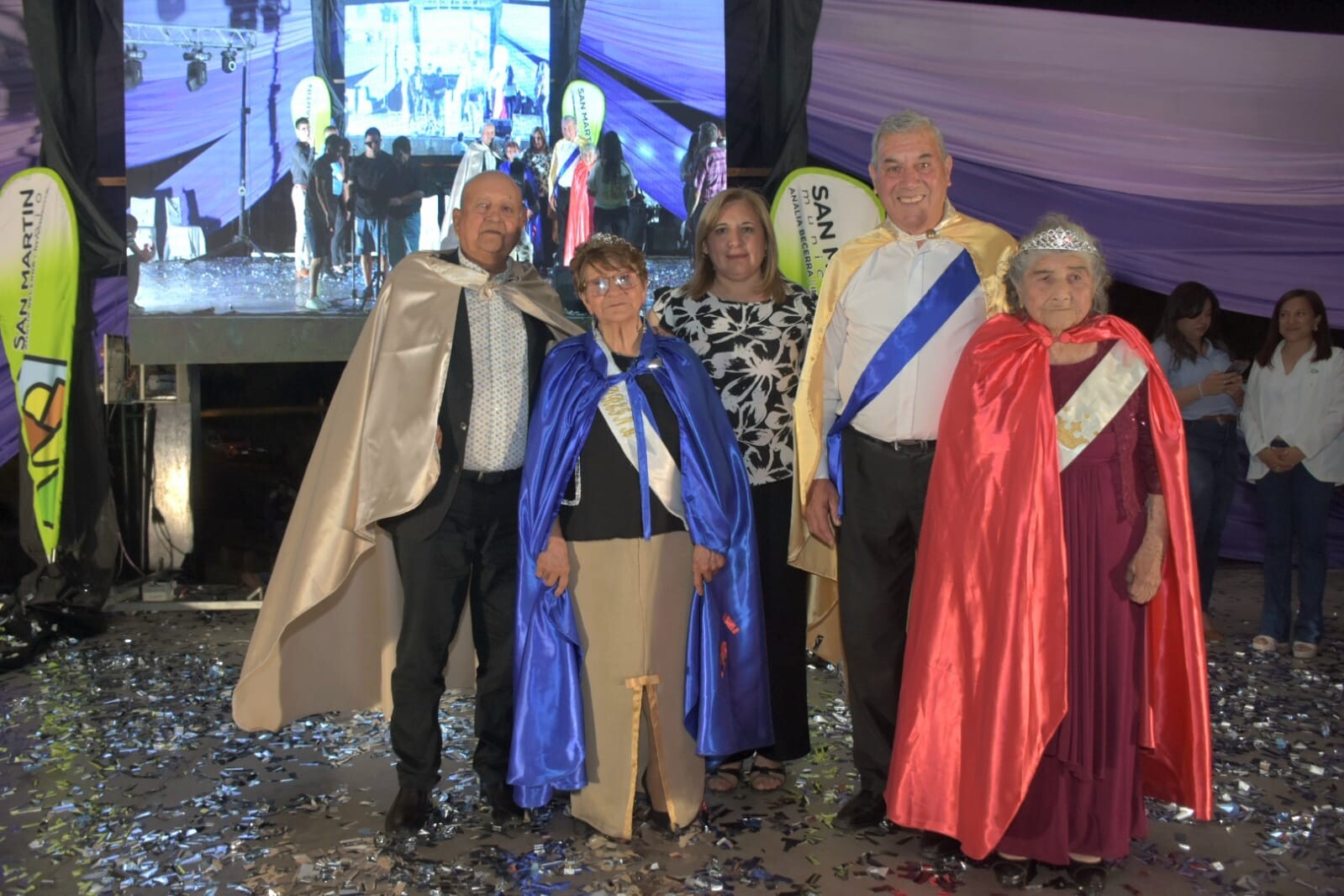 SAN MARTÍN: eligió a sus nuevos Rey y Reina del Adulto Mayor