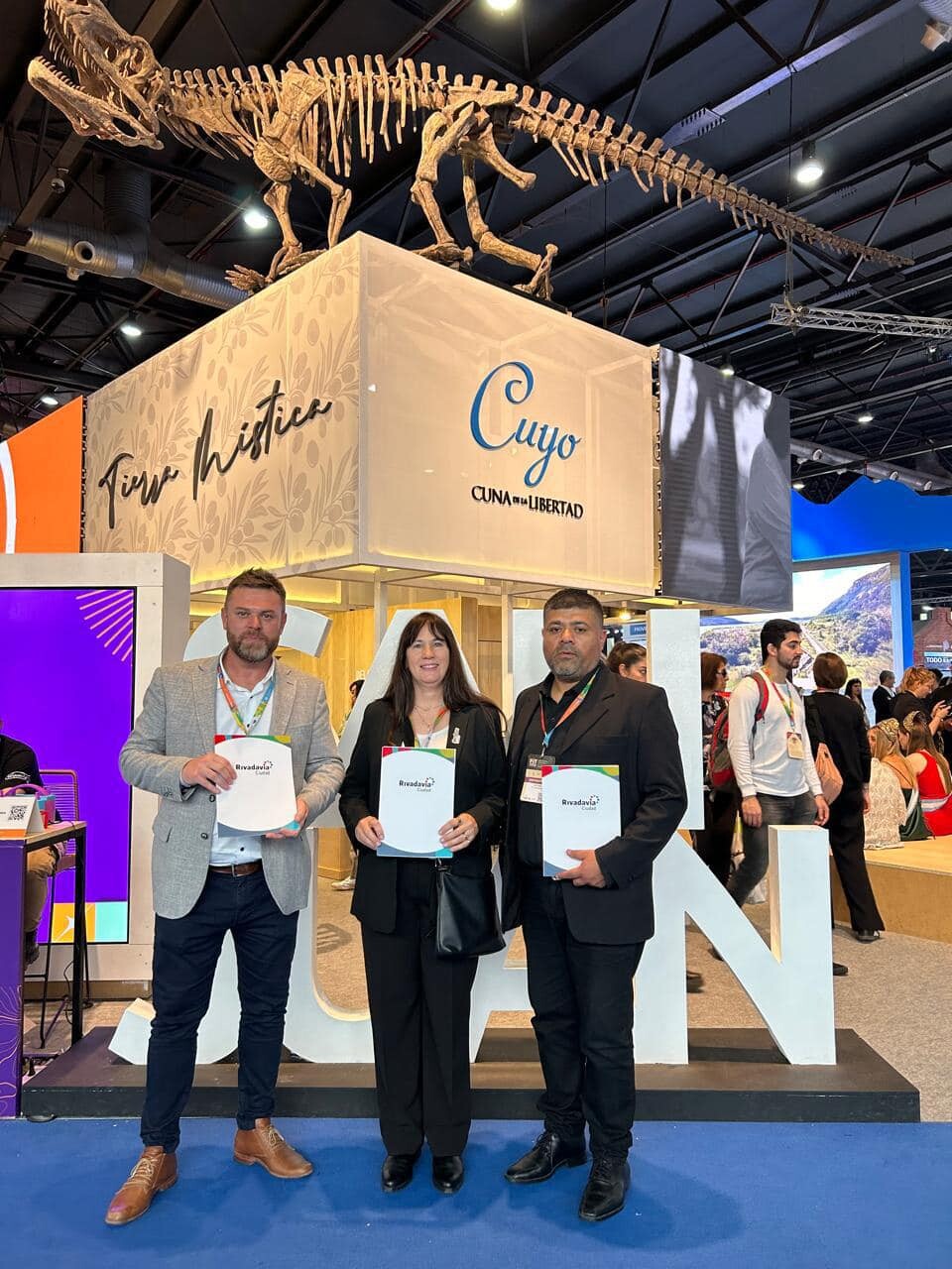 La Municipalidad de Rivadavia participa en la Feria Internacional de Turismo de Buenos Aires (FIT) 2024, uno de los eventos más importantes del sector turístico en América Latina.