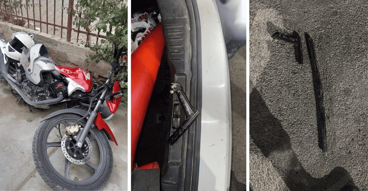 Detuvieron a un hombre tras persecución policial en Rawson: iba en una moto sin patente y robó un celular.