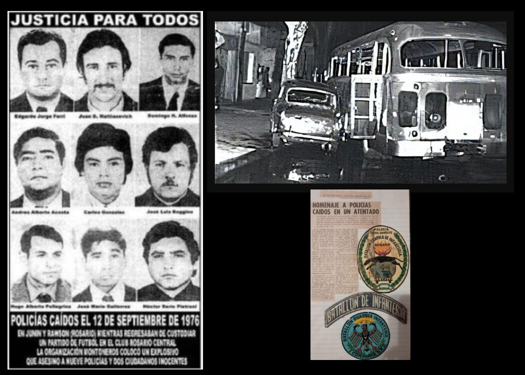 Masacre de Rosario: la bomba de Montoneros que asesinó a nueve policías y a un matrimonio tras un partido de fútbol