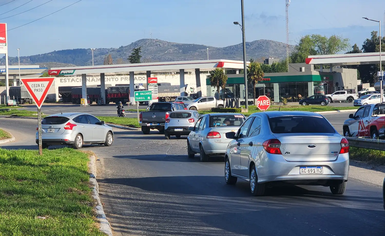 Vuelve a la normalidad el tránsito en tres rotondas clave de la Ruta 226 en Tandil