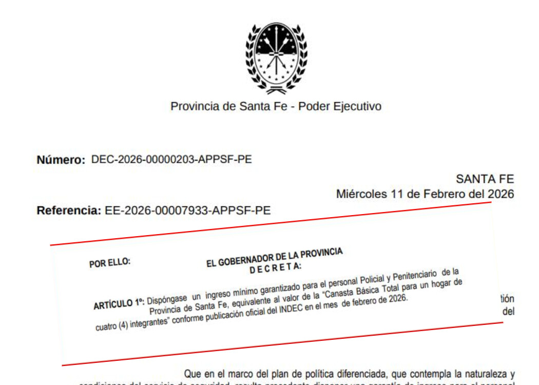 El decreto salarial de Pullaro no crea un salario real: se basa en sumas no remunerativas y compensaciones