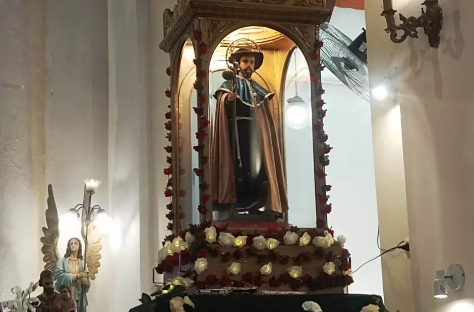 Comenzaron las fiestas patronales en honor a San Roque en La Chacarita